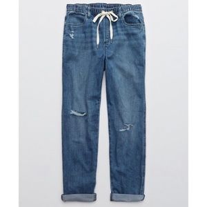 Aerie Easy Denim Pant Size M